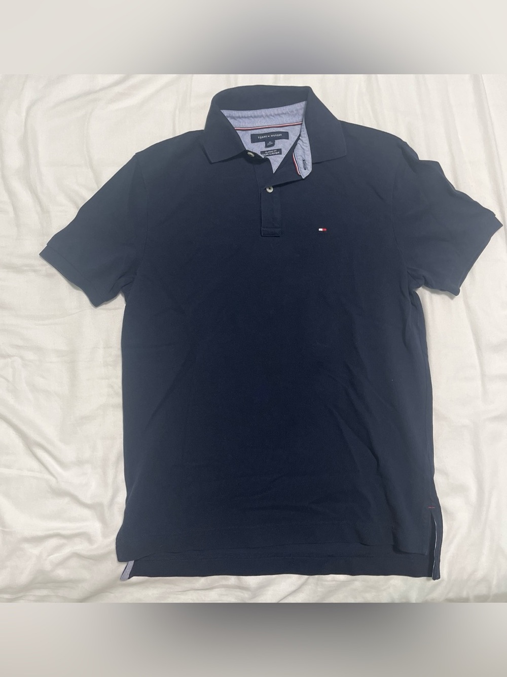 Tommy Hilfiger Men’s Classic fit navy polo, sz XS, gently used